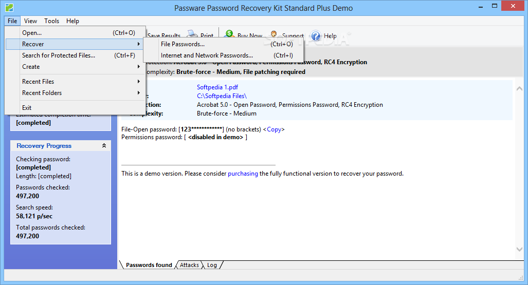passware password recovery kit bitlocker